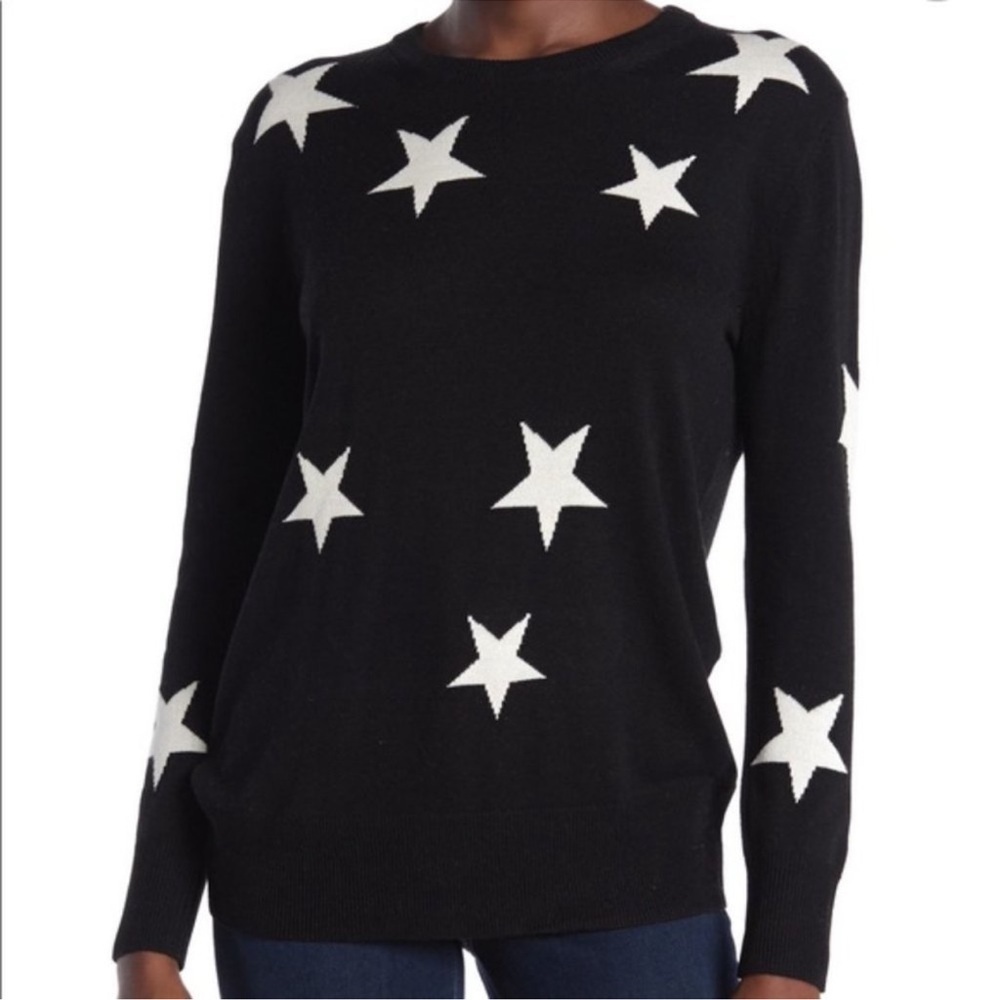 Magaschoni | Cashmere Blend Star Print Sweater | XS